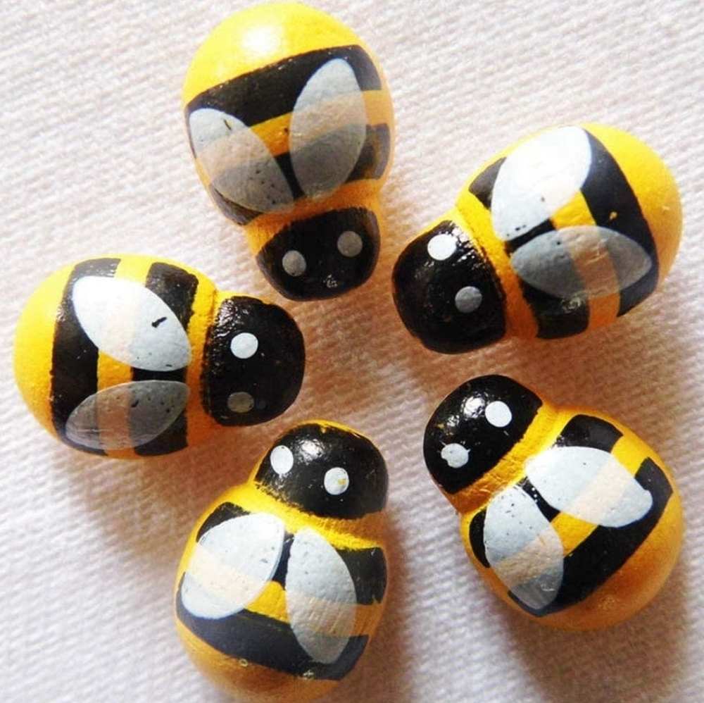 3D Mini lady bugs & bees